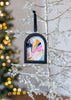 Jingle Bell Original Art Ornament - Riptide 2