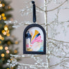 Jingle Bell Original Art Ornament - Riptide 2