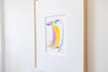 "Joyful Connections" Original Art Framed in 11x14 Aluminum Brass -