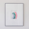 "Joyful Connections" Curated 4 Piece Gallery Wall in black 16x20 frames - Teal Visions