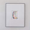 "Joyful Connections" Original Art Framed in 16x20 Aluminum Black - Flip Swish Coral Pop
