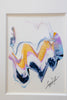 "Joyful Connections" Original Art Framed in 16x20 Aluminum Brass - Wavy Snowfall