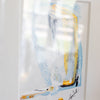 "Joyful Connections" Original Art Framed in 16x20 Aluminum Brass - Soft Blues