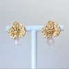 Kelp Rose Quartz Earrings