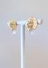 Kelp Rose Quartz Earrings