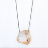 Glacier Crystal Sterling Silver Pendant Necklace