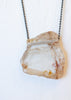 Glacier Crystal Sterling Silver Pendant Necklace
