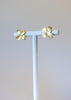 Hydrangea Bronze Post Earrings