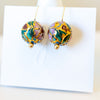 Mila Cloisonné Earrings - One of a Kind