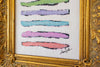 "Learning the Lines 4" 12"x15", Gold Vintage Frame
