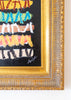 "Line by Line 2" 16.5x19.5, Gold Vintage Frame