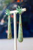 Sputnik Extra Long Drop Earring - Multiple Colors