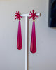 Sputnik Extra Long Drop Earring - Multiple Colors