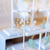 Moonstone nature inspired earrings