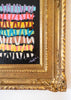 "Line by Line" 12.75x15, Gold Vintage Frame