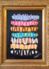 "Line by Line" 12.75x15, Gold Vintage Frame