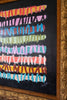 "Line by Line 3" 25x28, Bronze Vintage Frame with Velvet