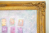 "Organized Chaos II" 45"x33" Original Artwork on Canvas in Vintage Chunky Frame