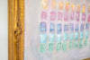 "Organized Chaos II" 45"x33" Original Artwork on Canvas in Vintage Chunky Frame