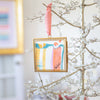 Merry & Bright Original Art Ornament #13