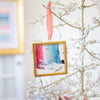 Merry & Bright Original Art Ornament #1