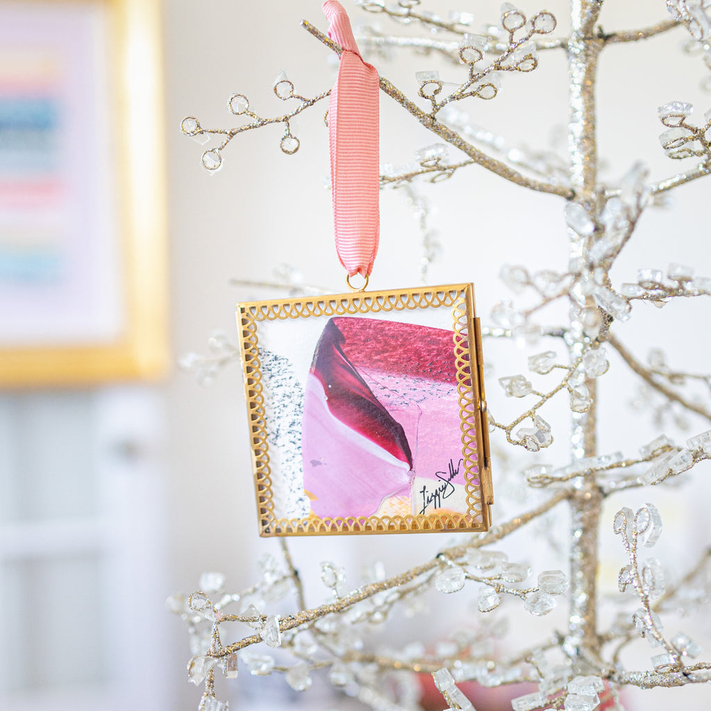 Merry & Bright Original Art Ornament #37