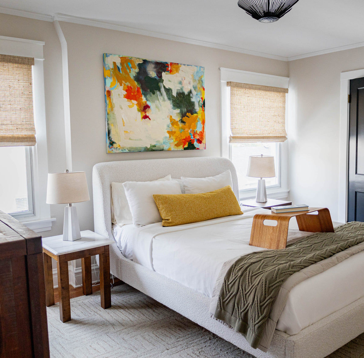 The Heidi Becker painting that gave Michelle  her newfound love of color in her home!