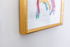 "Joyful Connections" Original in Custom Hammered Bright Gold Frame 10"x12"
