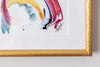 "Joyful Connections" Original in Custom Hammered Bright Gold Frame 10"x12"