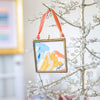 Merry & Bright Original Art Ornament Velvet #3