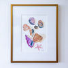 "Ordinary Beauty" in 8x10 Brass Frames - Sea Shells