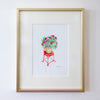 "Ordinary Beauty" in 8x10 Gold Frames - Plant on Chair