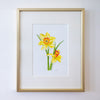 "Ordinary Beauty" in 8x10 Gold Frames - Yellow Flowers