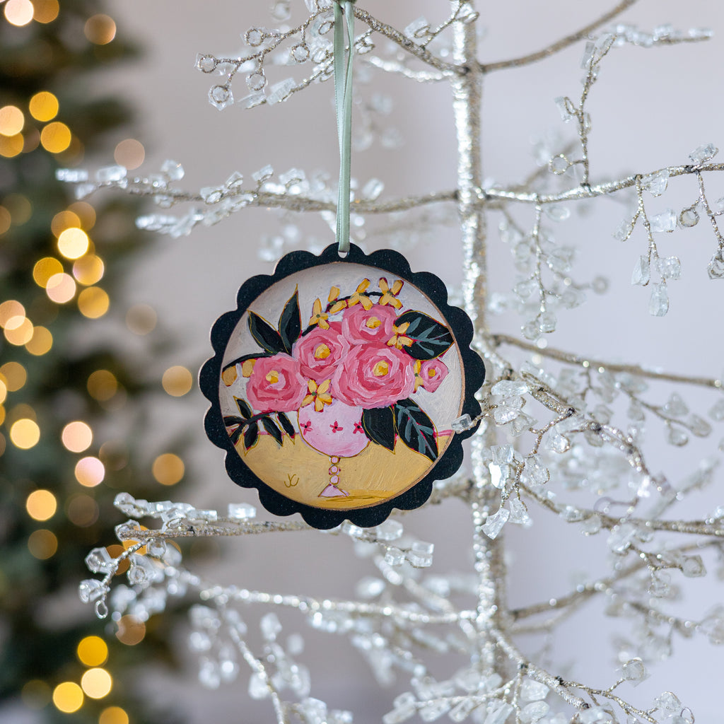 Scallop Floral Ornament #15