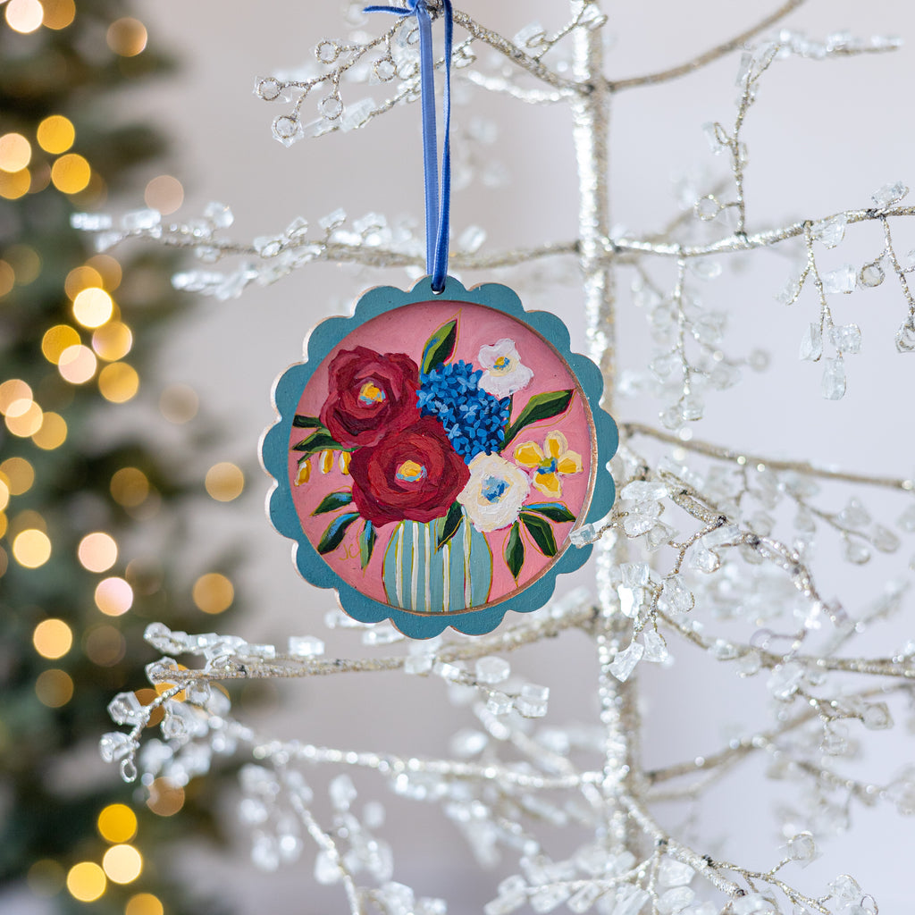 Scallop Floral Ornament #16