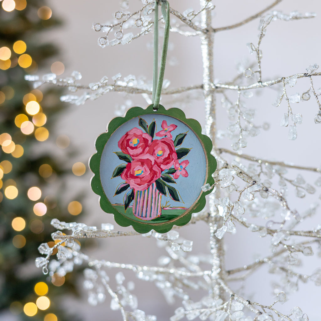 Scallop Floral Ornament #20