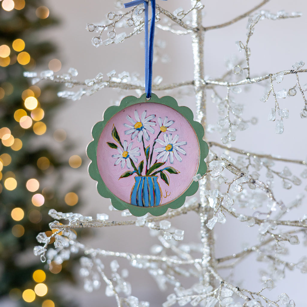 Scallop Floral Ornament #23