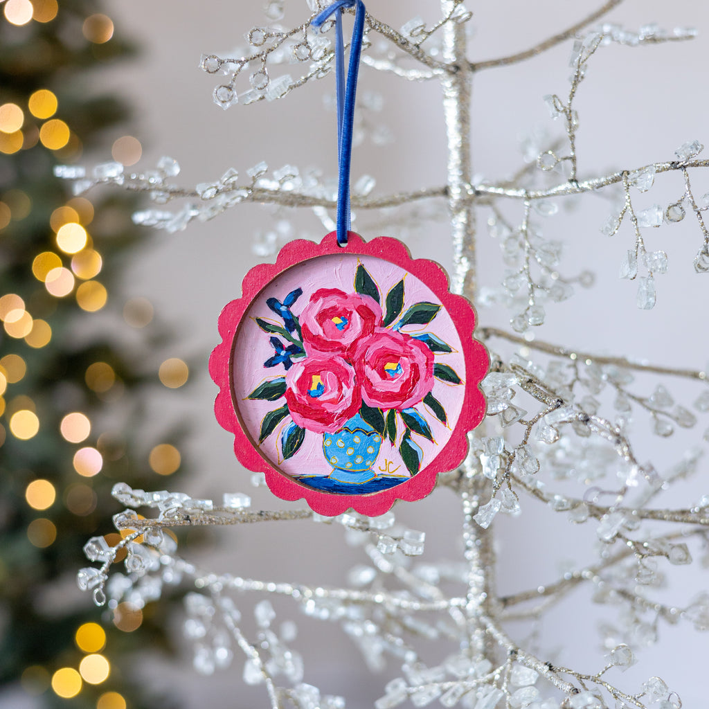 Scallop Floral Ornament #24