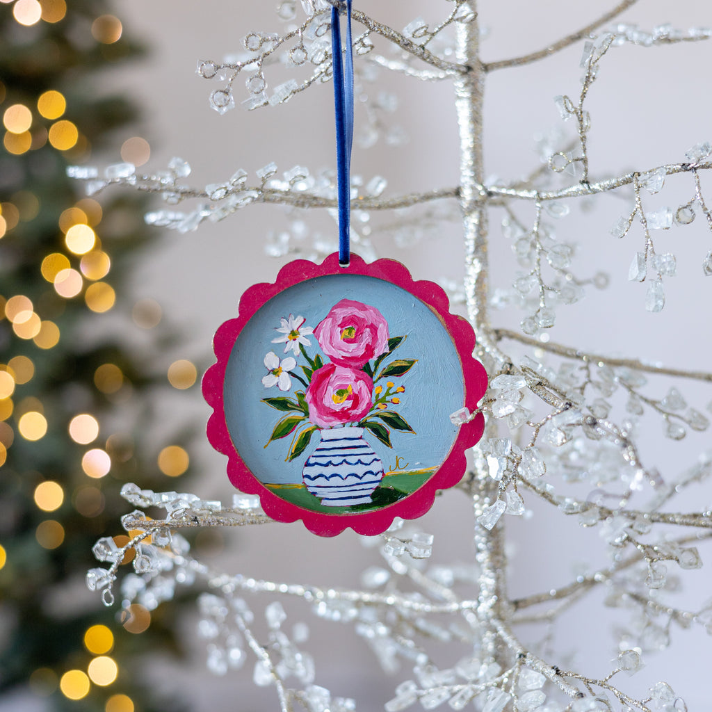 Scallop Floral Ornament #5