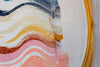 "Joy in Motion" Original Painting in Custom Gold Oval Frame 16"x20"
