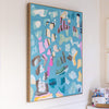 "Pieced Together" 40x50, Custom Framed