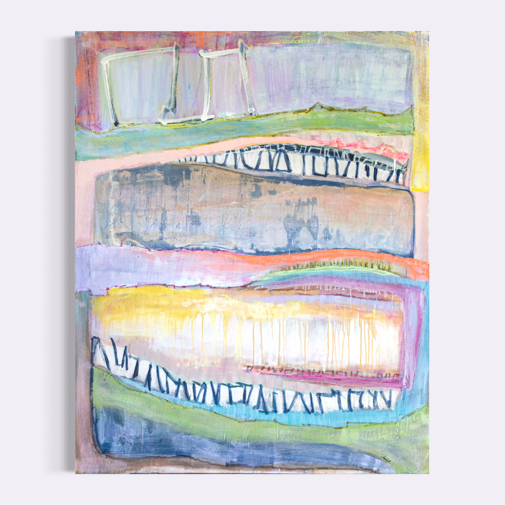 "Plot Twist" 48x60 Portrait or Landscape, Unframed