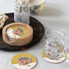Wood Coaster Holder - Holds 6 Coasters