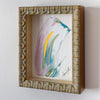 "Joyful Connections" Original Art in Custom Sage and Gold Shadowbox Frame