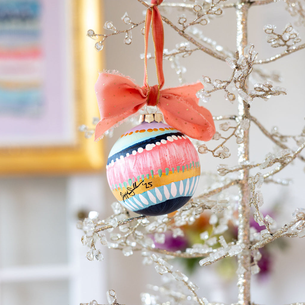 Silver Linings Globe Ornament Large - 3