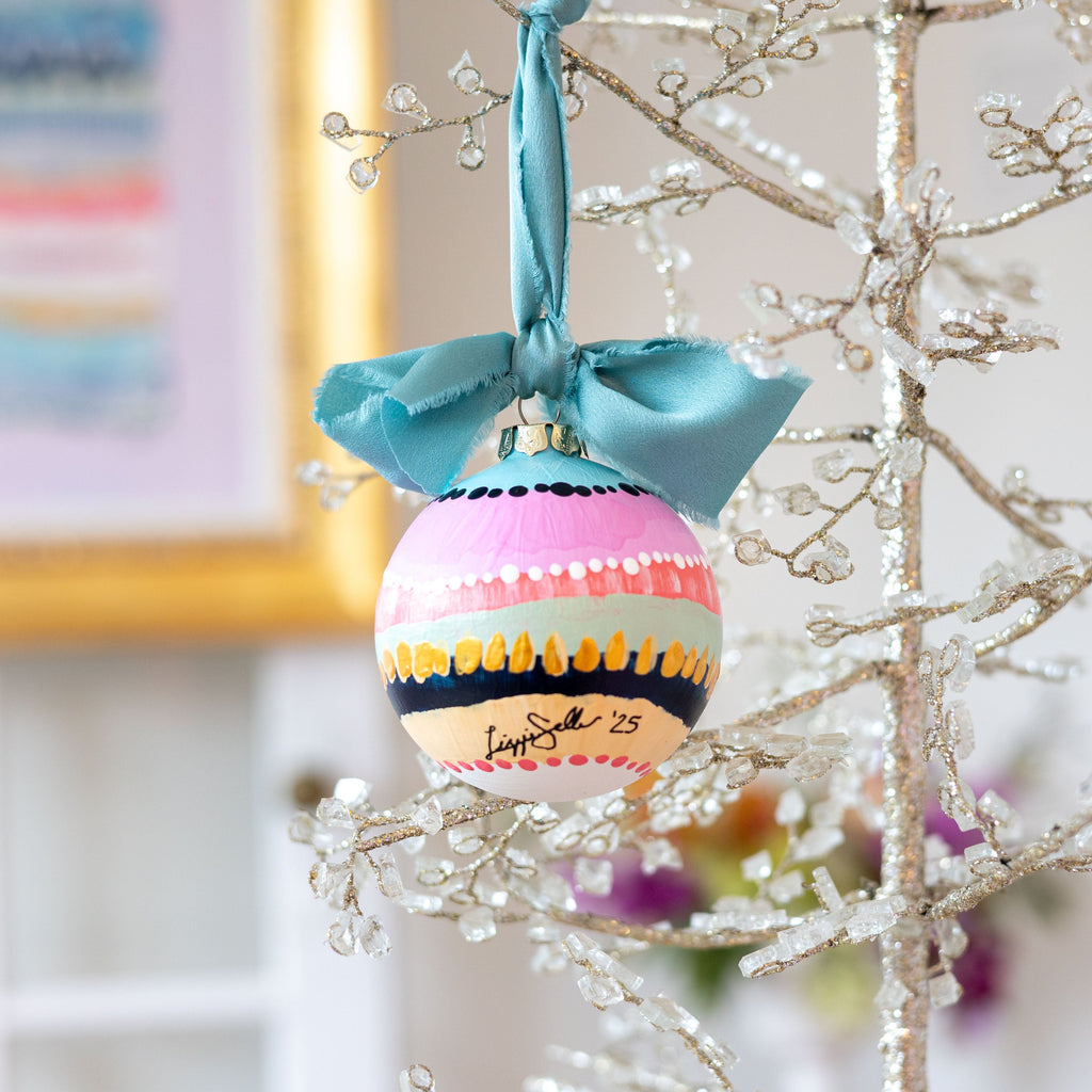 Silver Linings Globe Ornament Large - 2