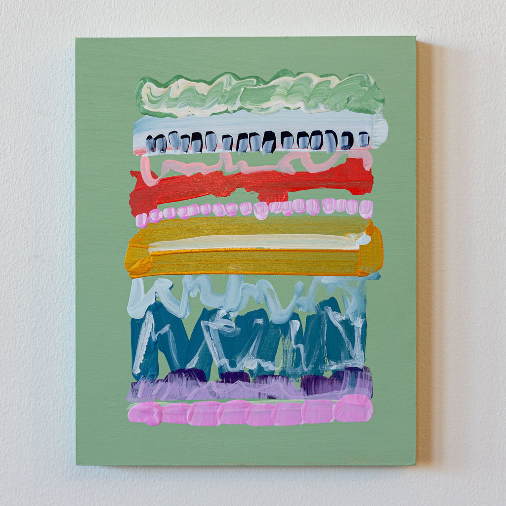 "Silver Linings Minis" 8x10 Acrylic on Wood Panel