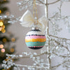 Silver Linings Globe Ornament Small - 1