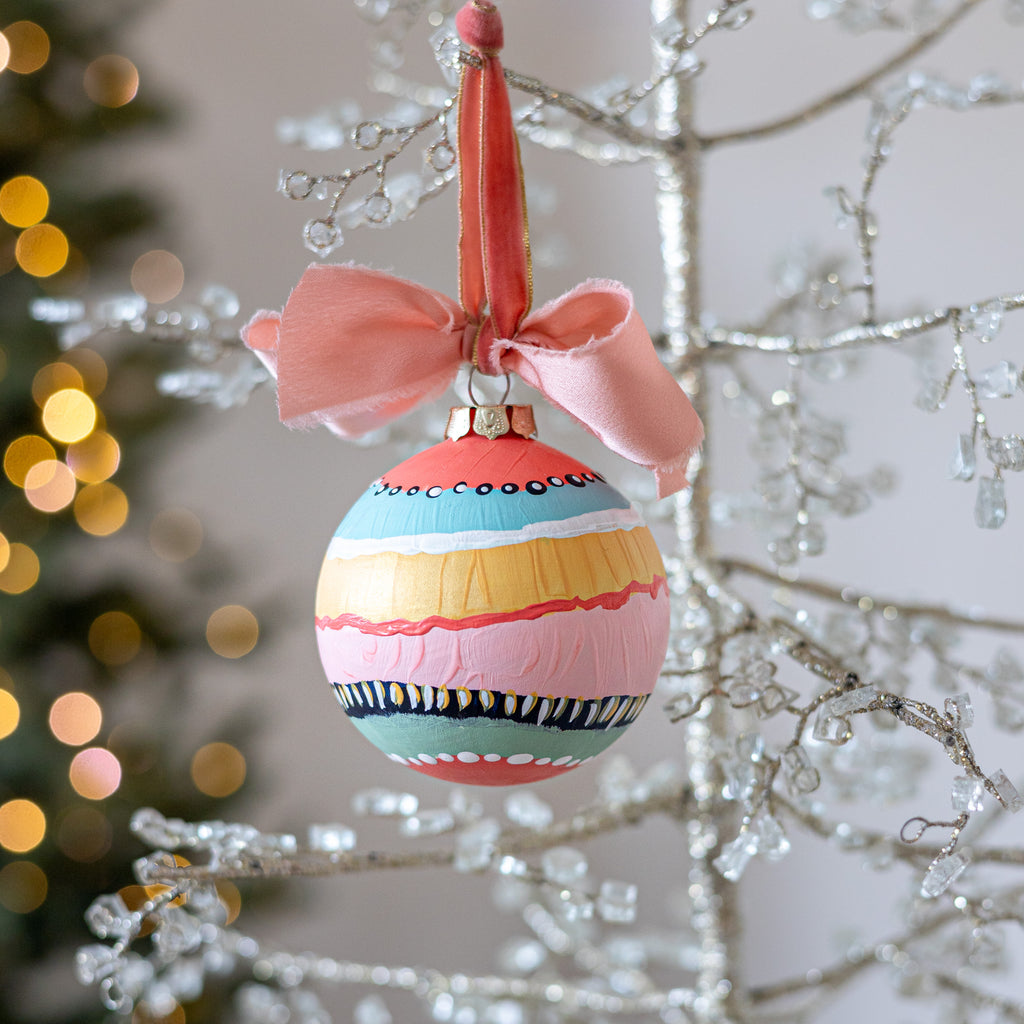 Silver Linings Globe Ornament Large - 10