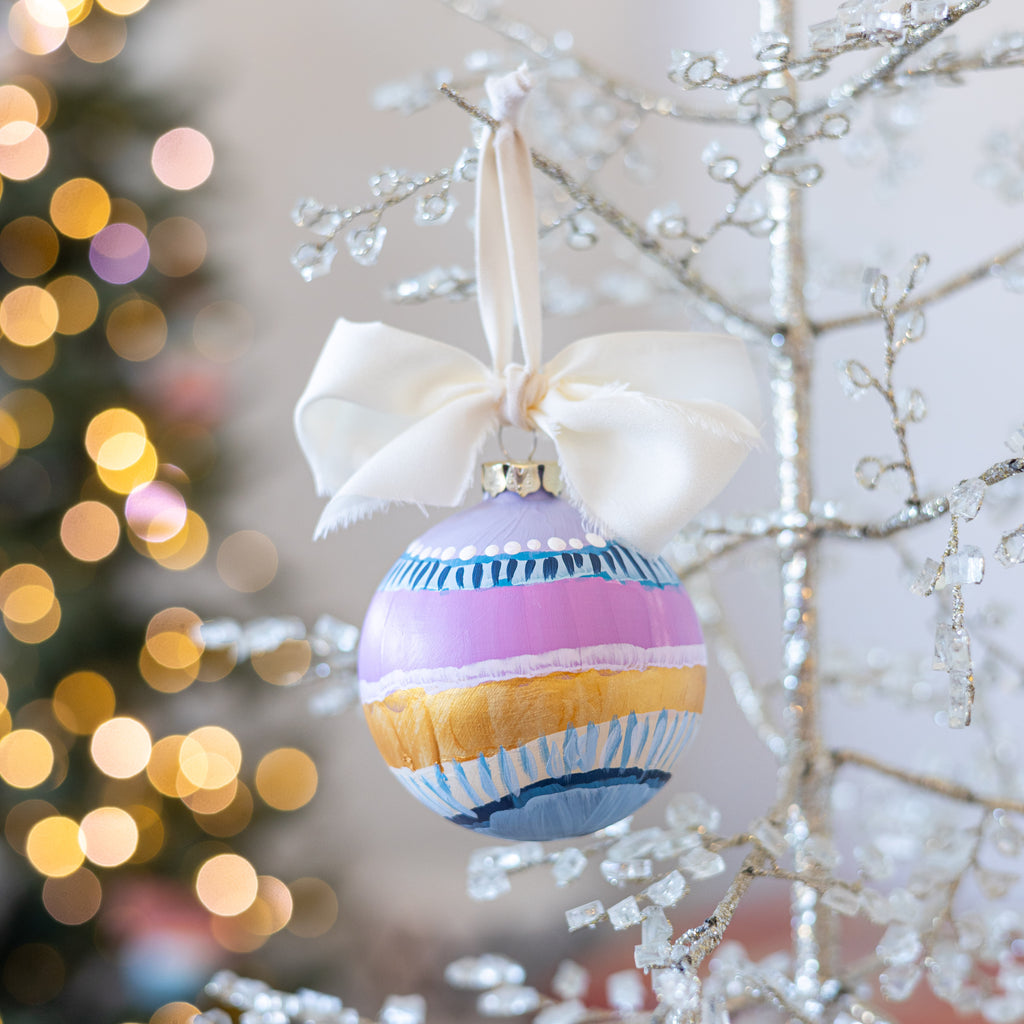 Silver Linings Globe Ornament Large - 16